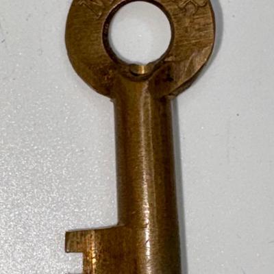 Railroad - Working Adlake Brass Midland Valley Railroad MVRR Lock & Key