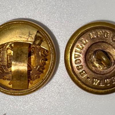 Railroad - Lot of Two (2) Boston & Maine Uniform Buttons