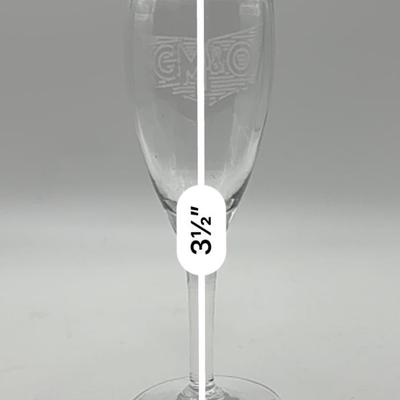 Railroad - Gulf, Mobile, & Ohio GM & O Railroad Cordial Glass