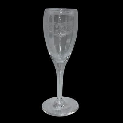 Railroad - Gulf, Mobile, & Ohio GM & O Railroad Cordial Glass