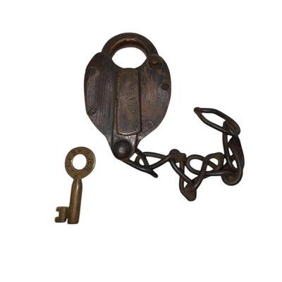 Railroad - Working Brass Kansas City, Ft. Scott & Memphis KCFS&M Railroad Lock & Key