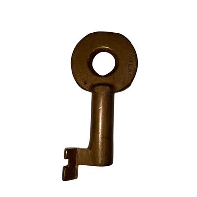 Railroad - Chicago, Burlington & Quincy CB&Q RR Burlington Route Brass Key by Adlake
