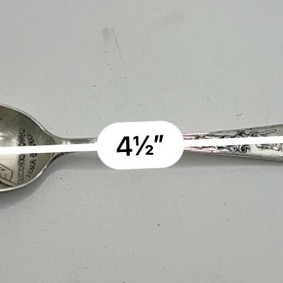 Railroad - 1852 Sterling Silver Spoon, Jacob’s Ladder, Mt. Washington, NH, Wt. = 9g