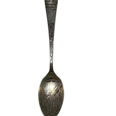 Railroad - 1852 Sterling Silver Spoon, Jacob’s Ladder, Mt. Washington, NH, Wt. = 9g