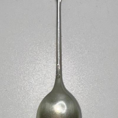 Railroad - Sterling Silver Souvenir Spoon, Galveston Railroad Causeway, Wt. = 12g