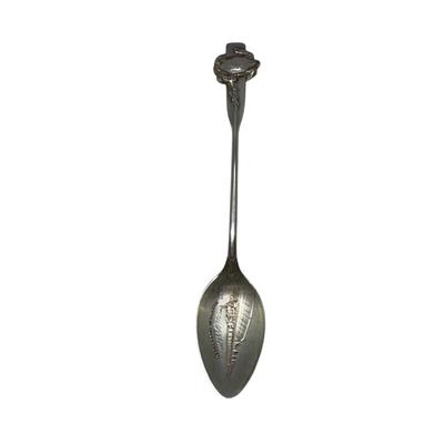Railroad - Sterling Silver Souvenir Spoon, Galveston Railroad Causeway, Wt. = 12g