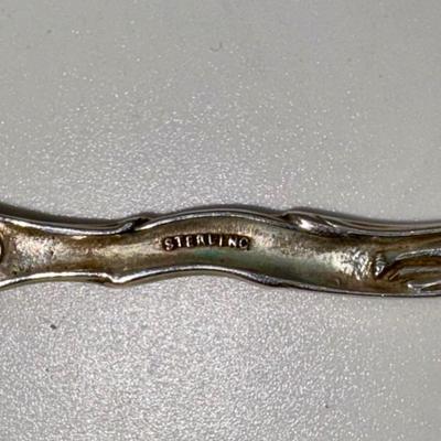 Railroad - Souvenir Sterling Silver Spoon, Ft. Payne, AL Railroad Depot, Wt. = 22g