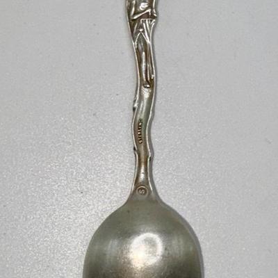 Railroad - Souvenir Sterling Silver Spoon, Ft. Payne, AL Railroad Depot, Wt. = 22g
