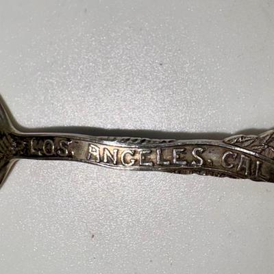 Railroad - Sterling Silver Spoon, Incline Railroad in Los Angeles, CA, Wt. = 23g