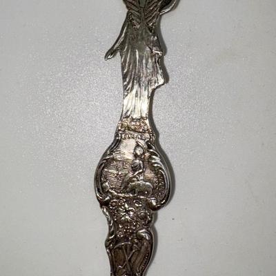 Railroad - Sterling Silver Spoon, Incline Railroad in Los Angeles, CA, Wt. = 23g