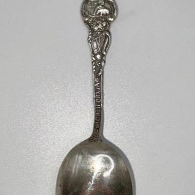 Railroad - Sterling Silver Spoon, Incline Railroad in Los Angeles, CA, Wt. = 23g