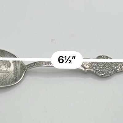 Railroad - Sterling Silver Spoon, Incline Railroad in Los Angeles, CA, Wt. = 23g