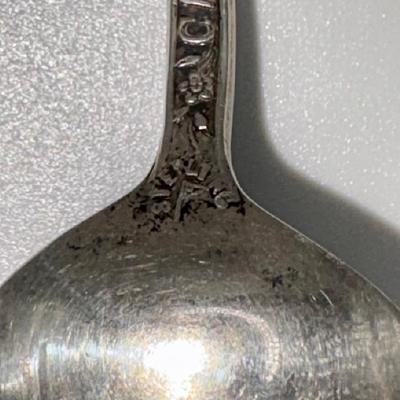 Railroad - Sterling Silver Spoon, Incline Railroad in Los Angeles, CA, Wt. = 23g