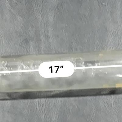 Railroad - Chicago & North Western C&NW Railroad Embossed Glass Fire Extinguisher, Empty