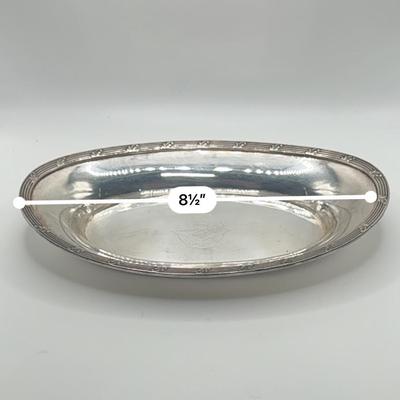 Railroad - Illinois Central Mississippi Valley Route Bread Tray, Silver Soldered