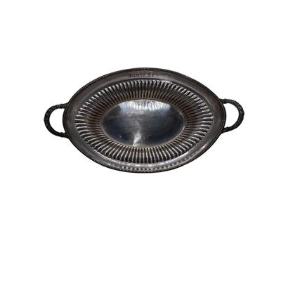 Railroad - Santa Fe RR ATSF Serving Tray, Silver Plate