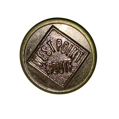 Railroad - Atlanta & West Point RR, West Point Route Uniform Button - 0.9"