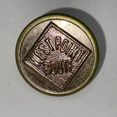 Railroad - Atlanta & West Point RR, West Point Route Uniform Button - 0.9"