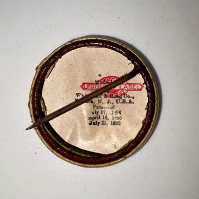 Railroad - 1900 Saratoga Limited Button/Pin, New York Central NYC Railway - 1.25" Diameter