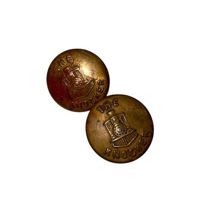 Railroad - Railroad Car Knocker Uniform Buttons, Lot of 2 - 0.8"