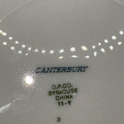 Railroad - Delaware & Hudson D&H Railroad Canterbury 8” Dinner Plate W/Logo