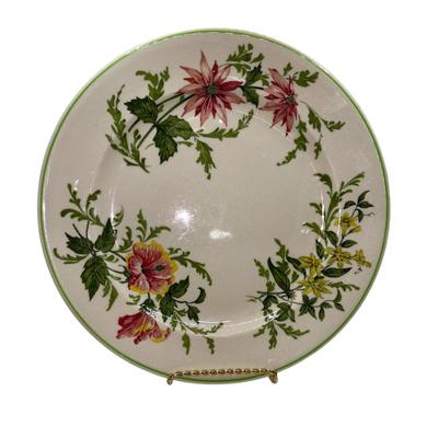 Railroad - 1944 Atlantic Coast Lines Flora of the South 8” Dinner Plate by Buffalo China