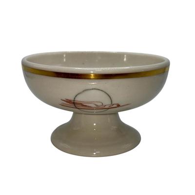 Railroad - Union Pacific RR UPRR Winged Streamliner Custard Cup, Trenton China