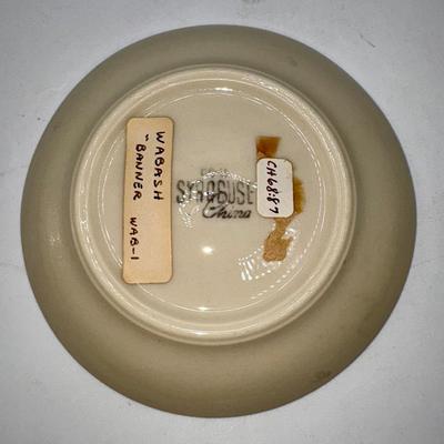 Railroad - Wabash Banner Demitasse Cup & Saucer, Syracuse China