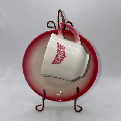 Railroad - Gulf, Mobile & Ohio GM&O RR Demitasse Cup & Saucer, Syracuse China