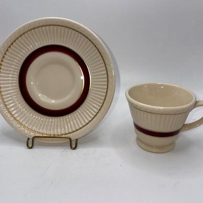 Railroad - Chesapeake & Ohio C&O Lines Demitasse Cup & Saucer, Shenango China