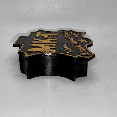 Railroad - Cast Iron Missouri, Kansas & Texas MKT Katy RR Match Safe