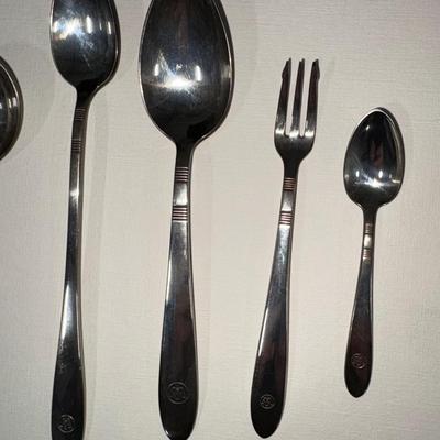 Railroad - Nine-Piece Monon RR Flatware Set by Insico/International Silver