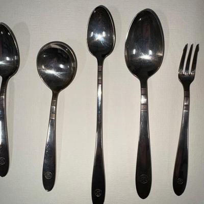 Railroad - Nine-Piece Monon RR Flatware Set by Insico/International Silver