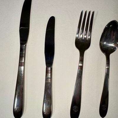 Railroad - Nine-Piece Monon RR Flatware Set by Insico/International Silver