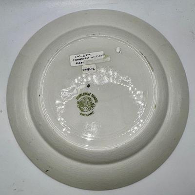 Railroad - Canadian National Railways Set of Children’s Dinnerware - Plate, Bowl, Baby’s Plate, Chips in Bowl