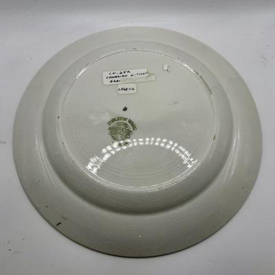 Railroad - Canadian National Railways Set of Children’s Dinnerware - Plate, Bowl, Baby’s Plate, Chips in Bowl