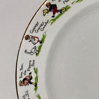 Railroad - Canadian National Railways Set of Children’s Dinnerware - Plate, Bowl, Baby’s Plate, Chips in Bowl