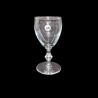 Railroad - Monon Railroad Hoosier Line Footed Wine Glass