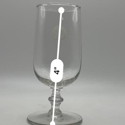 Railroad - Monon Railroad Hoosier Line Footed Cordial Glass