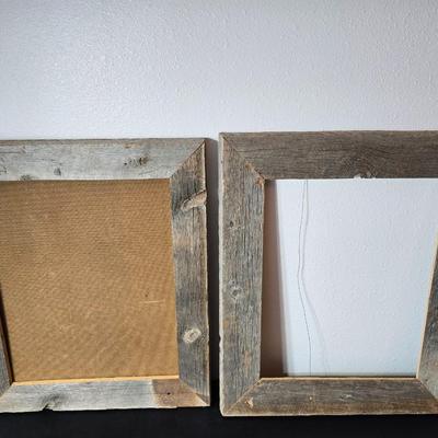 Three "Farm" frames - Rustic ranch wood picture frames