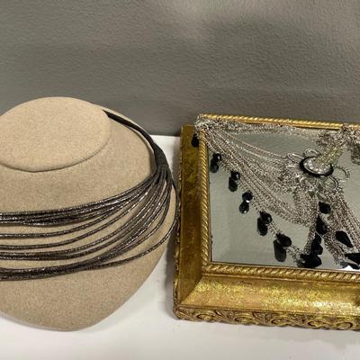 Black accent necklaces