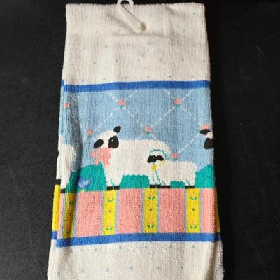 Country Kitchen farm decor - Canvas cow art - Kitchen towels - Barn measuring storage = Barn timer - and more