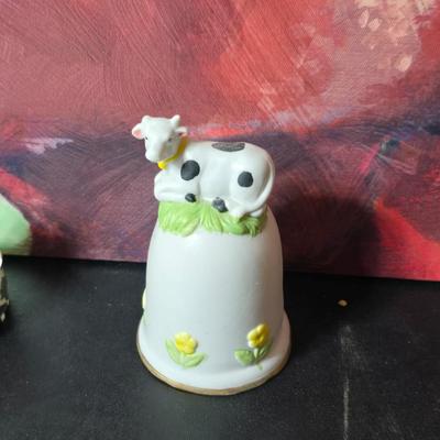 Country Kitchen farm decor - Canvas cow art - Kitchen towels - Barn measuring storage = Barn timer - and more