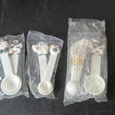 Country Kitchen farm decor - Canvas cow art - Kitchen towels - Barn measuring storage = Barn timer - and more