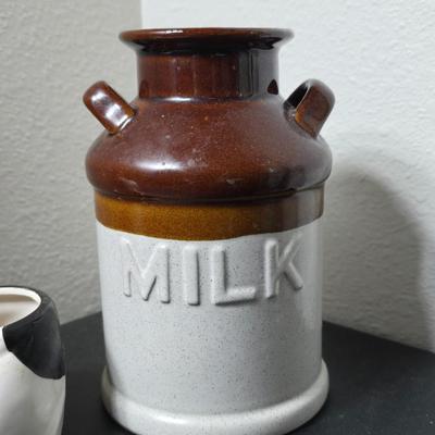 Country Kitchen farm decor - Canvas cow art - Kitchen towels - Barn measuring storage = Barn timer - and more