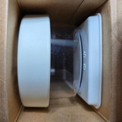 Farberware knife set in Knife block, glass cutting board, Williams Sonoma Vegetable chopper and a Harry & David Contour Pear bamboo...