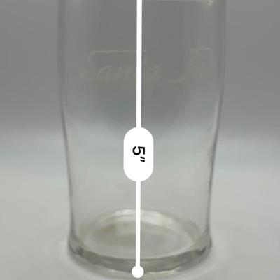 Railroad - ATSF Santa Fe Railroad Juice Glass