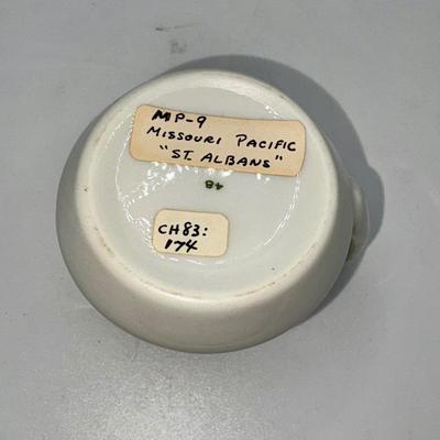 Railroad - Missouri Pacific Railroad St. Albans Cream Pitcher