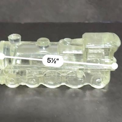 Railroad - Glass Candy Container, Locomotive No. 1028