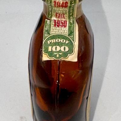 Railroad - Miniature Old Forester Kentucky Bourbon Bottle (Empty) - Wabash Railroad